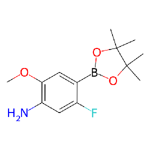 5-氟-2-甲氧基-4-(4,4,5,5-四甲基-1,3,2-二氧硼烷-2-基)苯胺