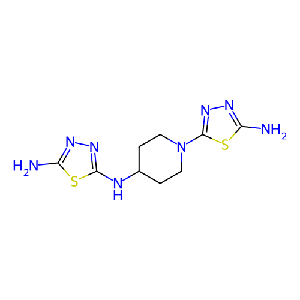 N2-(1-(5-氨基-1,3,4-噻二唑-2-基)哌啶-4-基)-1,3,4-噻二唑-2,5-二胺