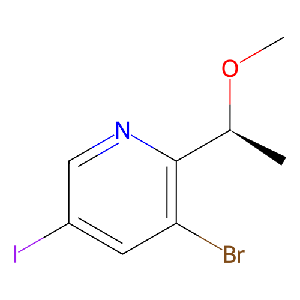 (S)-3-溴-5-碘-2-(1-甲氧基乙基)吡啶