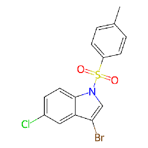 3-溴-5-氯-1-甲苯磺酰基-1H-吲哚