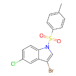 3-溴-5-氯-1-甲苯磺?；?1H-吲哚