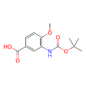 3-(叔丁氧基羰基氨基)-4-甲氧基苯甲酸