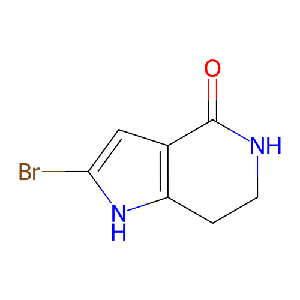 2-溴-1,5,6,7-四氢-4H-吡咯并[3,2-c]吡啶-4-酮