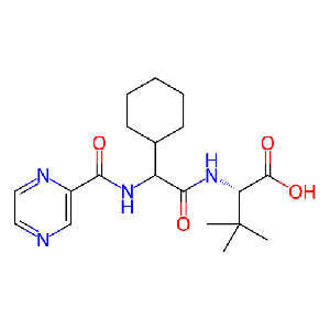 (R)-2-((S)-2-环己基-2-(吡嗪-2-甲酰氨基)乙酰氨基)-3,3-二甲基丁酸