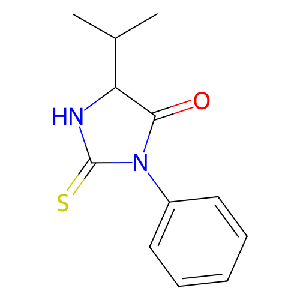 5-异丙基-3-苯基-2-硫代咪唑烷-4-酮,4333-20-4