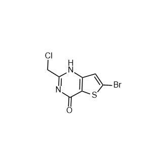 6-溴-2-(氯甲基)噻吩并[3,2-d]嘧啶-4(3H)-酮