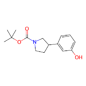 3-(3-羟基苯基)吡咯烷-1-羧酸叔丁酯