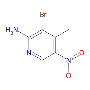 3-溴-4-甲基-5-硝基吡啶-2-胺