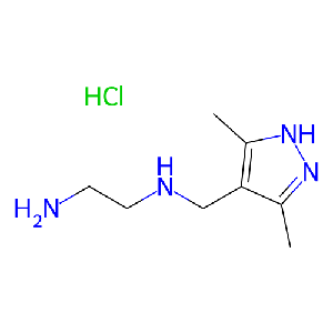 N1-((3,5-二甲基-1H-吡唑-4-基)甲基)乙烷-1,2-二胺三盐酸盐