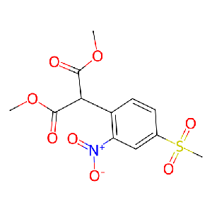 2-(4-(甲基磺酰基)-2-硝基苯基)丙二酸二甲酯,917562-22-2