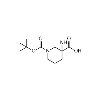 1-Boc-3-氨基哌啶-3-甲酸