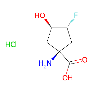 rel-(1R,3S,4S)-1-氨基-3-氟-4-羟基环戊烷甲酸盐酸盐