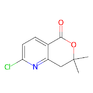 2-氯-7,7-二甲基-7,8-二氫-5H-吡喃并[4,3-b]吡啶-5-酮