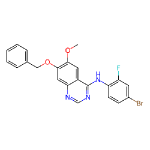 7-(苄氧基)-N-(4-溴-2-氟苯基)-6-甲氧基喹唑啉-4-胺