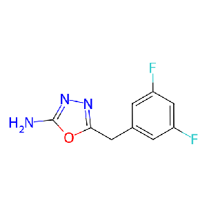 5-(3,5-二氟苄基)-1,3,4-噁二唑-2-胺