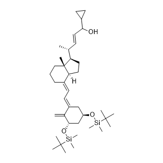 (4R,E)-4-((1R,3aS,7aR,E)-4-((E)-2-((3S,5R)-3,5-双((叔丁基二甲基硅烷基)氧基)-2-亚环己基)亚乙基)-7a-甲基八氢-1H-茚-1-基)-1-环丙基戊-2-烯-1-醇