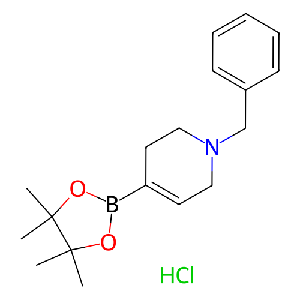 1-苄基-4-(4,4,5,5-四甲基-1,3,2-二氧杂硼戊烷-2-基)-1,2,3,6-四氢吡啶盐酸盐