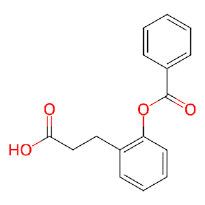 3-(2-(苯甲酰氧基)苯基)丙酸