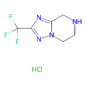 2-(三氟甲基)-5,6,7,8-四氢[1,2,4]三唑并[1,5-a]吡嗪盐酸盐