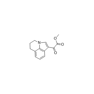 2-(5,6-二氢-4H-吡咯并[3,2,1-ij]喹啉-1-基)-2-氧代乙酸甲酯