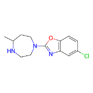 5-氯-2-(六氢-5-甲基-1H-1,4-二氮杂卓-1-基)苯并噁唑