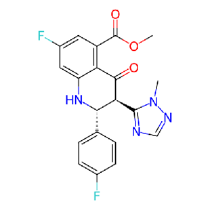 (2R,3R)-7-氟-2-(4-氟苯基)-3-(1-甲基-1H-1,2,4-三唑-5-基)-4-氧代-1,2,4-四氢喹啉-5-甲酸乙酯