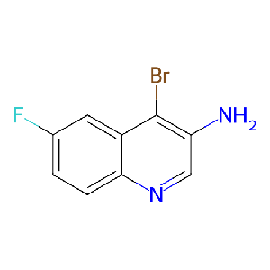 4-溴-6-氟喹啉-3-胺