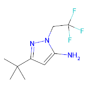 3-(叔丁基)-1-(2,2,2-三氟乙基)-1H-吡唑-5-胺,1048389-82-7