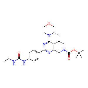 (S)-2-(4-(3-乙基脲基)苯基)-4-(3-甲基吗啉代)-5,6-二氢吡啶并[3,4-d]嘧啶-7(8H)-羧酸叔丁酯