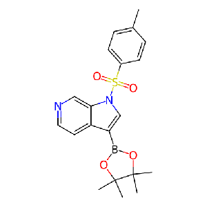 3-(4,4,5,5-四甲基-1,3,2-二氧杂硼杂环戊烷-2-基)-1-甲苯磺酰基-1H-吡咯并[2,3-c]吡啶,1185427-23-9