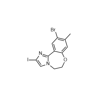 10溴-2-碘代-9-甲基-5,6-二氢苯并[f]咪唑并[1,2-d][1,4]氧氮杂