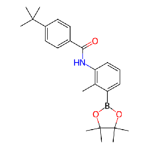 4-(叔丁基)-N-(2-甲基-3-(4,4,5,5-四甲基-1,3,2-二氧硼戊环-2-基)苯基)苯甲酰胺