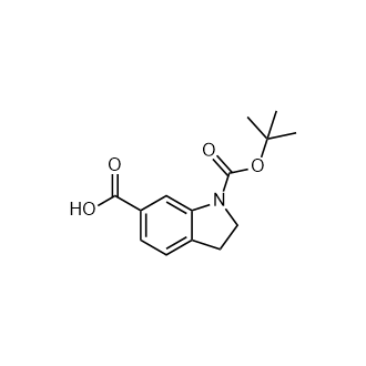 1-(叔丁氧羰基)吲哚啉-6-羧酸