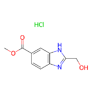 2-(羟甲基)-1H-苯并[d]咪唑-6-羧酸盐甲酯盐酸盐