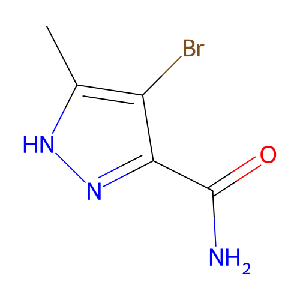 4-溴-5-甲基-1H-吡唑-3-甲酰胺