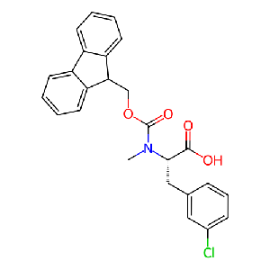 (S)-2-((((9H-芴-9-基)甲氧基)羰基)(甲基)氨基)-3-(3-氯苯基)丙酸,1446478-28-9