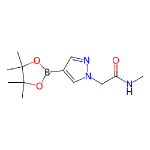 N-甲基-2-(4-(4,4,5,5-四甲基-1,3,2-二氧硼杂环戊烷-2-基)-1H-吡唑-1-基)乙酰胺