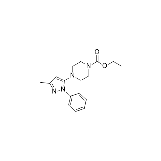 4-(3-甲基-1-苯基-1H-吡唑-5-基)哌嗪-1-羧酸乙酯