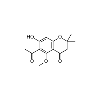 6-乙酰基-7-羟基-5-甲氧基-2,2-二甲基苯并吡喃-4-酮