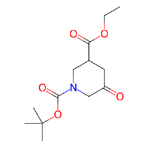 1-(叔丁基)3-乙基5-氧代哌啶-1,3-二羧酸