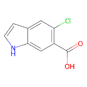 5-氯-1H-吲哚-6-羧酸,1260858-55-6