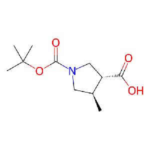 反式-1-[(叔丁氧基)羰基] -4-甲基吡咯烷-3-羧酸,1253791-53-5