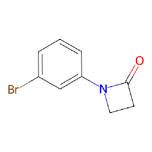 1-(3-溴苯基)氮杂环丁烷-2-酮