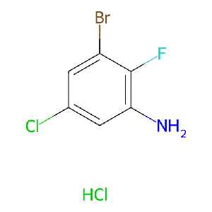 3-溴-5-氯-2-氟苯胺盐酸盐