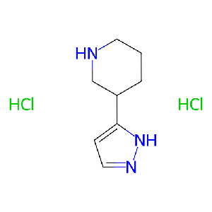 3-(1H-吡唑-3-基)哌啶二盐酸盐,51747-03-6