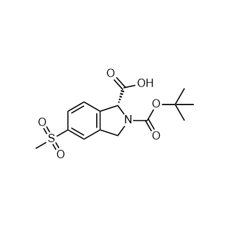 (R)-2-(叔丁氧基羰基)-5-(甲基磺酰基)异吲哚啉-1-羧酸