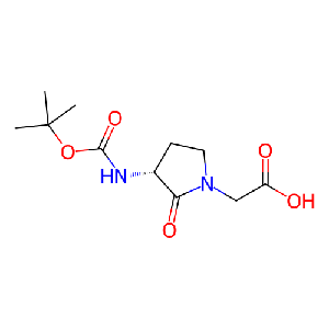 (R)-3-(Boc-氨基)-2-氧代-1-吡咯烷-乙酸