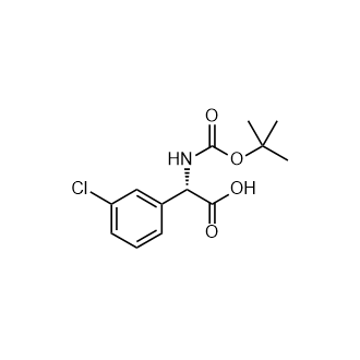 (S)-2-((叔丁氧基羰基)氨基)-2-(3-氯苯基)乙酸