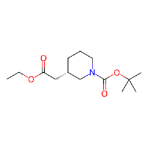 (S)-3-(2-乙氧基-2-氧代乙基)哌啶-1-羧酸叔丁酯,188723-33-3