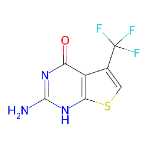 2-氨基-5-(三氟甲基)噻吩并[2,3-d]嘧啶-4(1H)-酮